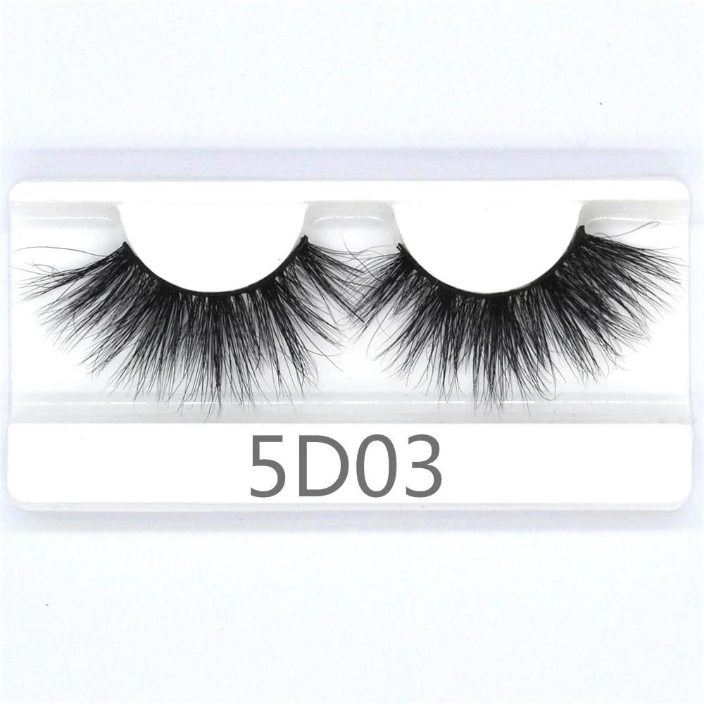 

Wholesale 30 Pairs 25mm Mink Lashes Bulk Mink Eyelashes 3D Mink False Eyelash 100% Cruelty-free Natural Eye Lash 5D Lashes 5D03