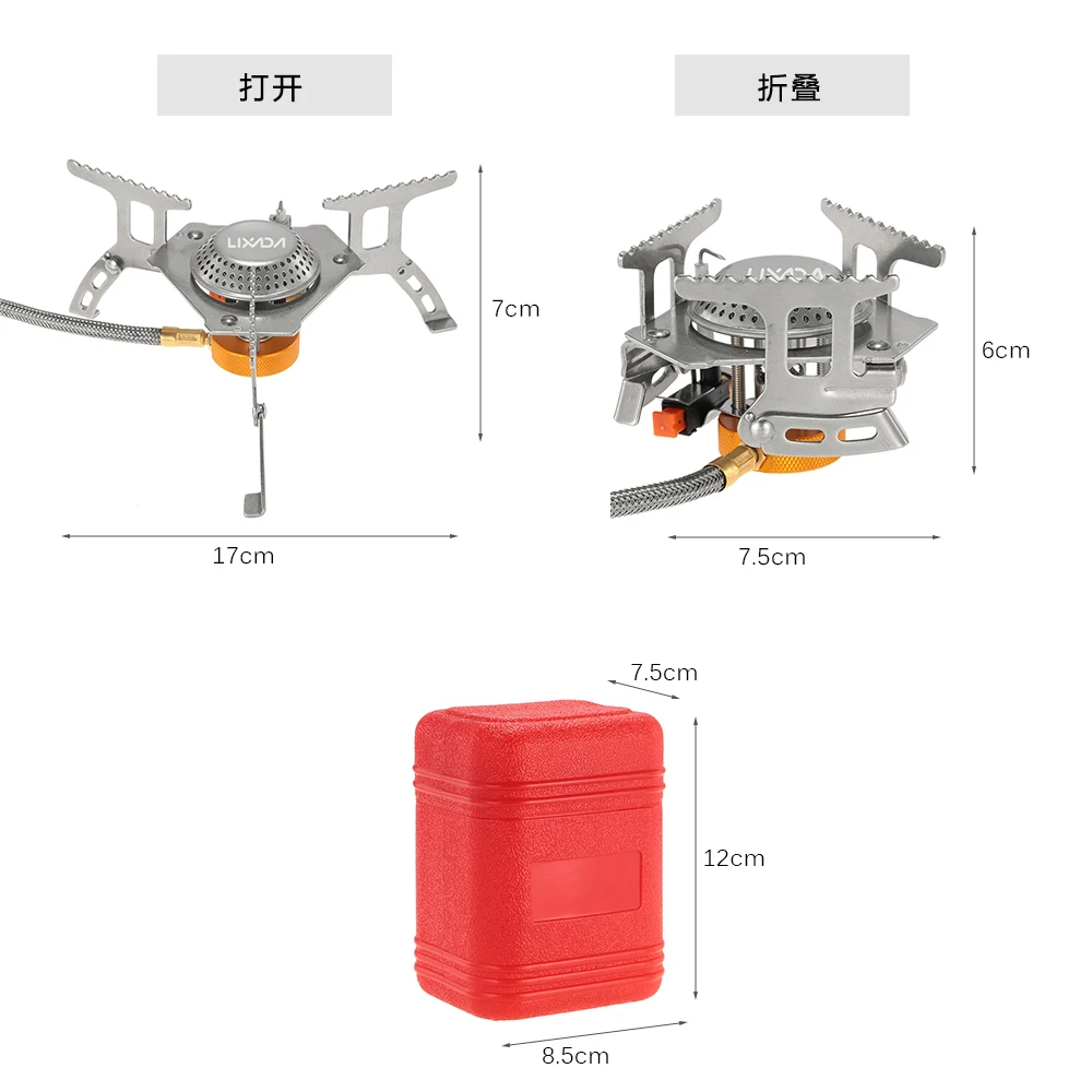 Lixada походная газовая плита для приготовления пищи на открытом воздухе
