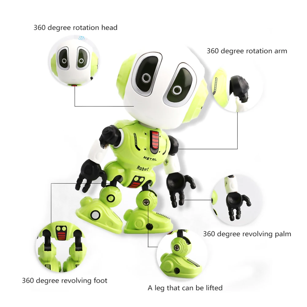 RC роботы игрушки Мини говорящий умный робот для детей обучающая игрушка