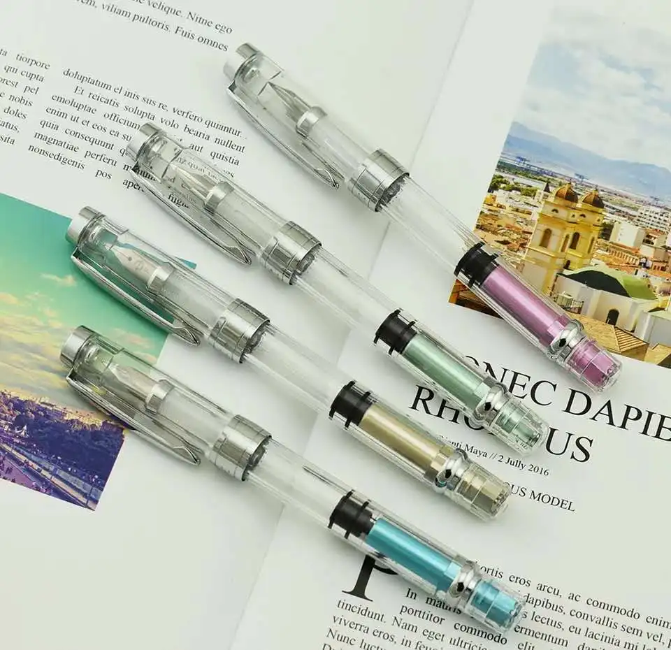 

Перьевая ручка St penpps 3008, поршневая чернильная ручка, F Перо, канцелярские принадлежности для бизнеса, офиса, школы, канцелярские принадлежно...