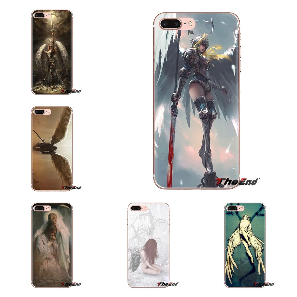 Роскошный чехол с рисунком из аниме Фэнтези девочка Крылья ангела для Samsung Galaxy J1 J2