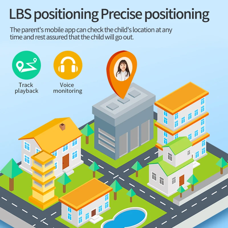 Умные часы для детей с защитой от потери умные детские sim картой детей|Смарт-часы|