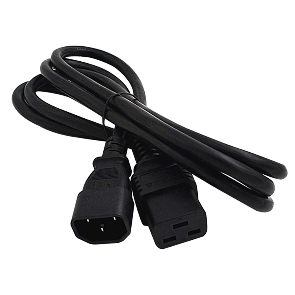 

IEC320 C14 To C19 Female AC Plug AC Adapter Cable 0.85FT Converter