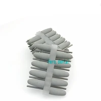 50pcs silicon rubber polishers dental polishing burs for resin base grey
