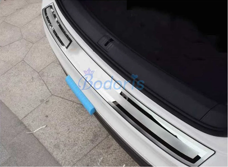 Для Volkswagen VW Tiguan L 2017 2018 задний бампер задняя дверь Накладка на порог #304 аксессуары