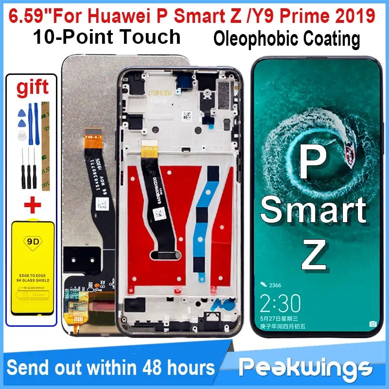 Оригинальный 6 59 &quotс ЖК дисплеем для Huawei P Smart Z STK LX1 дисплей сенсорный экран
