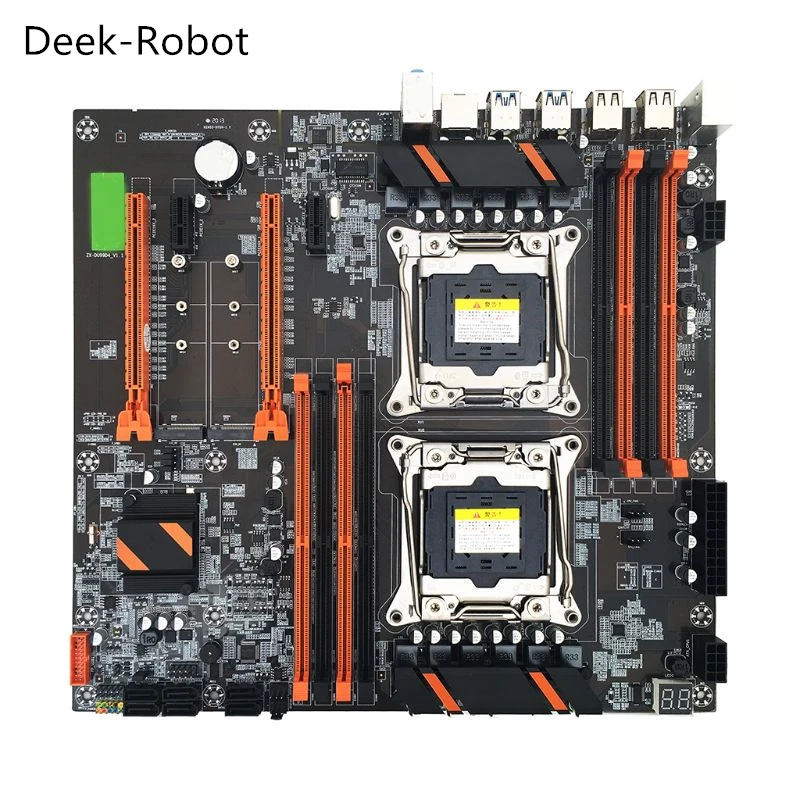 X99 двойной Серверная материнская плата LGA2011 3 Процессор DDR4 памяти модуль для