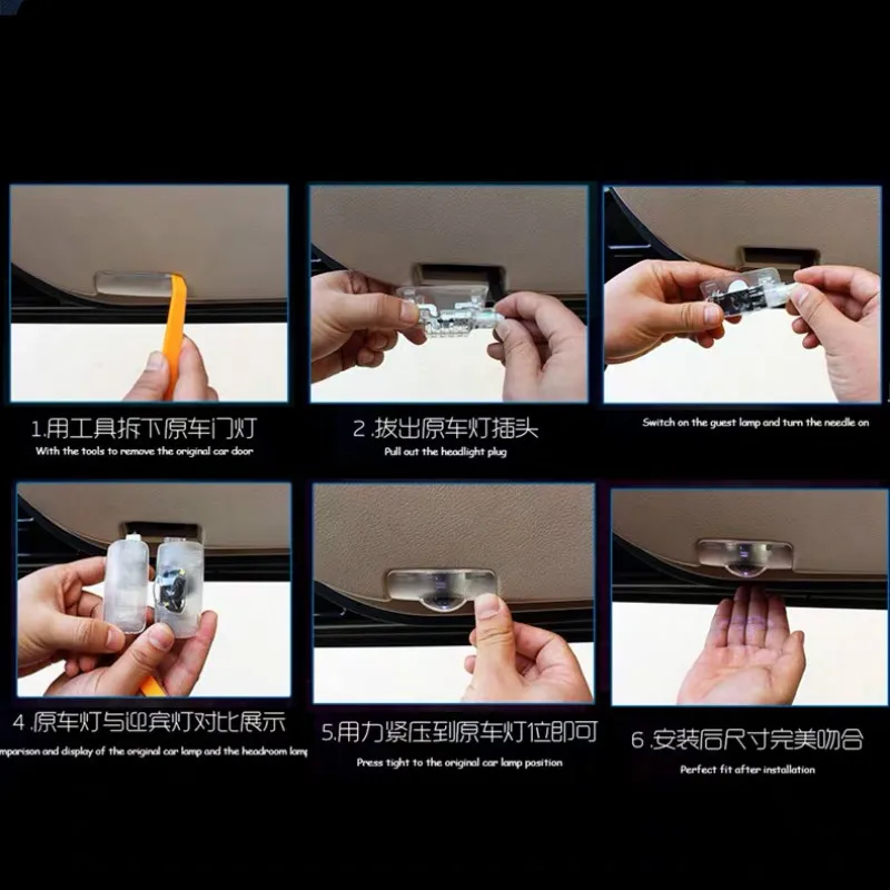 2 шт. светодиодный автомобильный светильник для двери лазерный проектор Camry 2006-2022