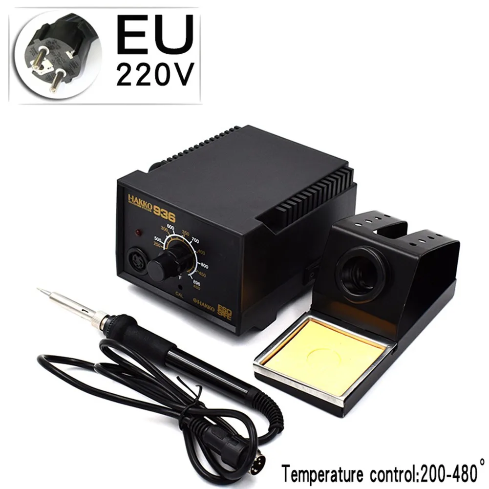 

936 60W Mechanical Rotary thermostat 220V~240V Adjustable Temperature Control Soldering Station Electric Iron Welding Repair Ki
