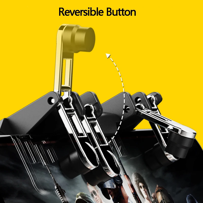 Геймпад для Pubg триггеры шести пальцев металлическая кнопка пуска джойстик