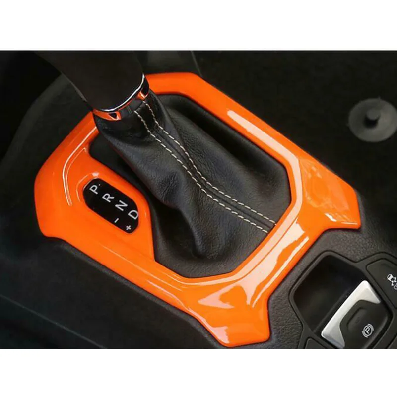 

Car Gear shift trim Interior Accessories Auto Control Decal Orange 1pc New