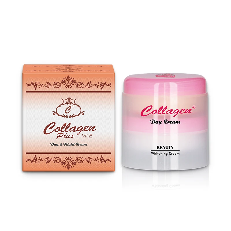 

Collagen Essence Facial Beauty Moisturizing Deep Moisturizing Skin Whitening Cream Two Boxes of Morning and Evening Cream