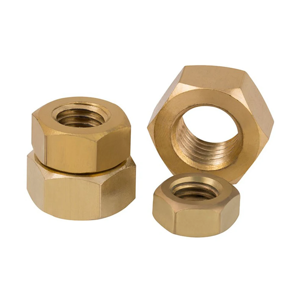

1/2/5/10pcs Brass Copper Hex Hexagon Nut Bolt Screw M1.4 M1.6 M2 M2.5 M3 M4 M5 M6 M8 M10 M12 M14 M16 M18 M20 M22 M24