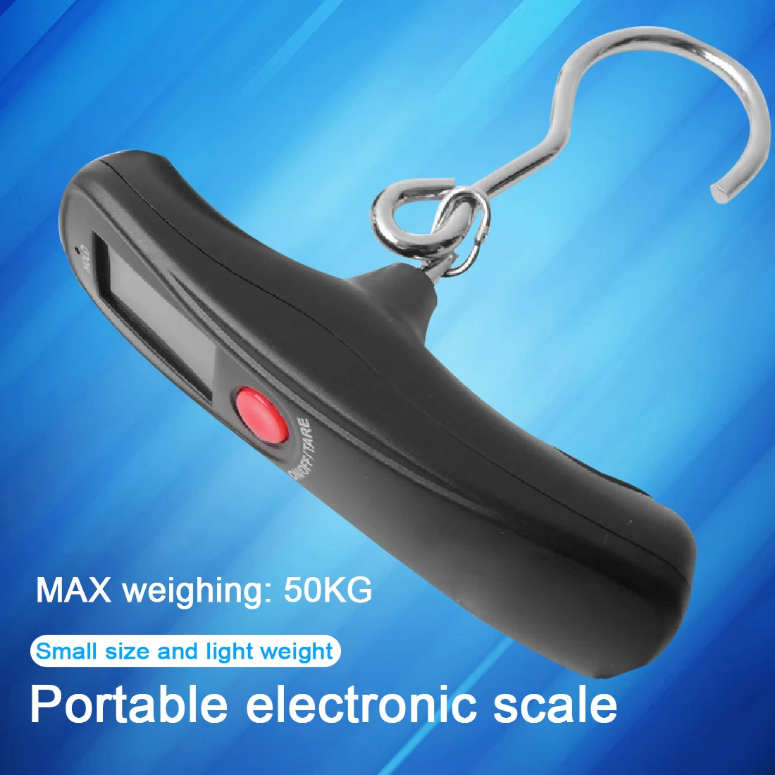 Электронные весы для багажа 50 кг измерение веса портативный ЖК дисплей подвесные