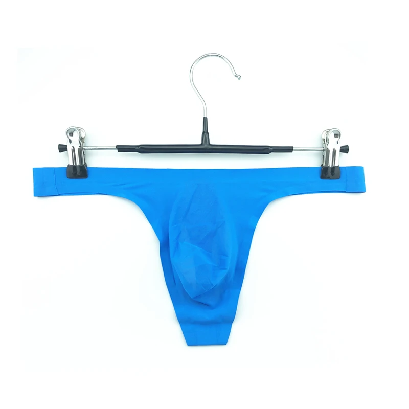 Мужские стринги из сверхтонкого вискозы серые Бесшовные сексуальное нижнее