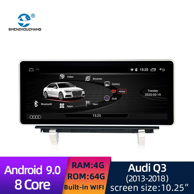 Система Android 10 0 HD сенсорный экран автомобильное радио GPS-навигация Bluetooth видео