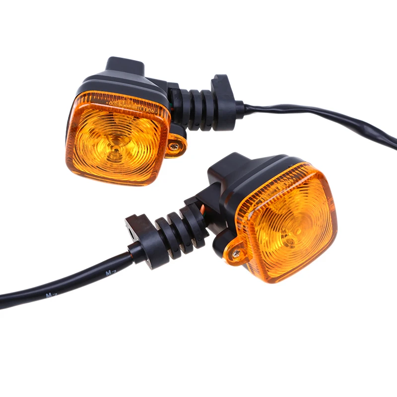 Желтый свет POSSBAY универсальный сигнал поворота мотоцикла индикатор Cafe Racer Blinker Lamp