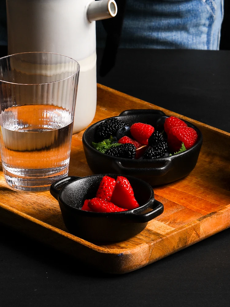 Набор посуды и тарелок для дома скандинавские фруктовые блюда керамические