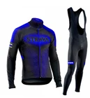 Трикотажный комплект STRAVA мужской с длинным рукавом, одежда для горных велосипедов, велосипедная одежда, 19D гелевые брюки с нагрудником, 2021