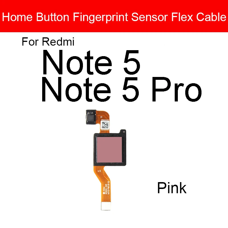 

Home Button Fingerprint Sensor Flex Cable For Xiaomi Redmi 5 5 Pro 5Pro 5A Menu Key Return Flex Ribbon Replacement Repair Parts
