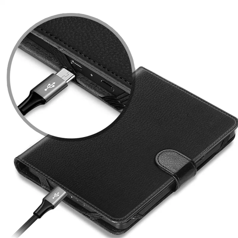 HISTERS Brief Protective Book Cover for 6 inch eBook PocketBook 614 Plus eReader Magnetic Case Funda Capa | Компьютеры и офис