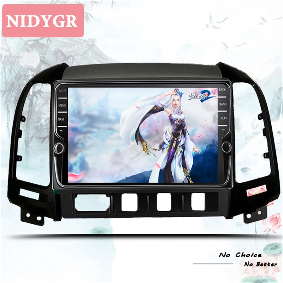 2 din Android 10 0 dvd плеер Bluetooth GPS навигация радио для 2005 06 2007 2008 2009 2010 2011 2012 HYUNDAI SANTA FE