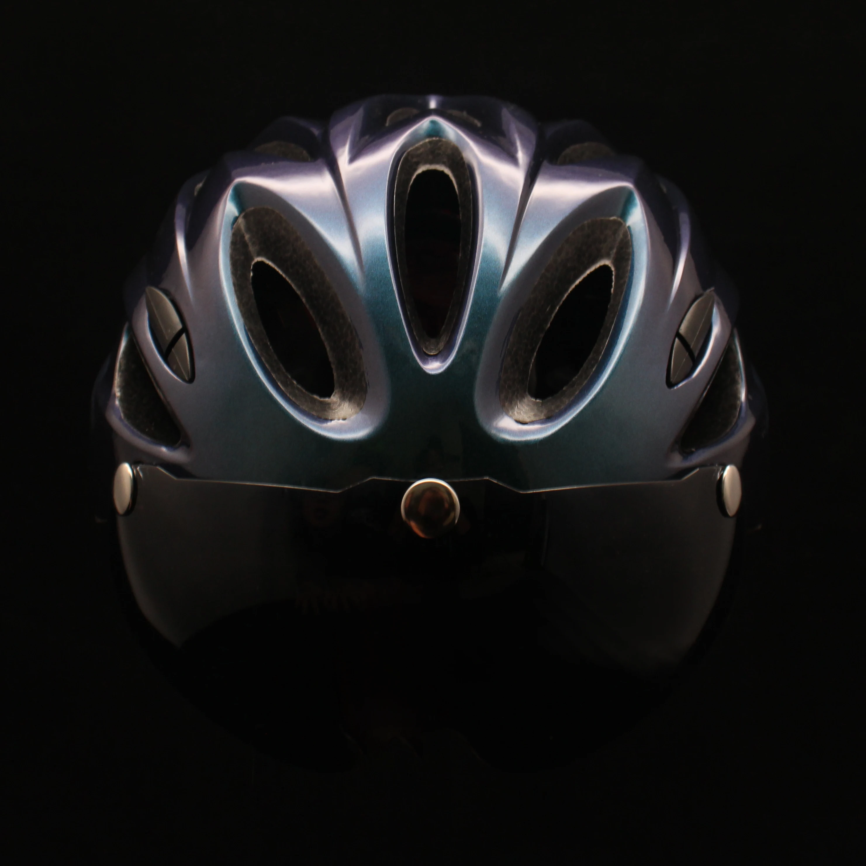 Съемный шлем для горного велосипеда с очками и задним фонарем в стиле интерралли