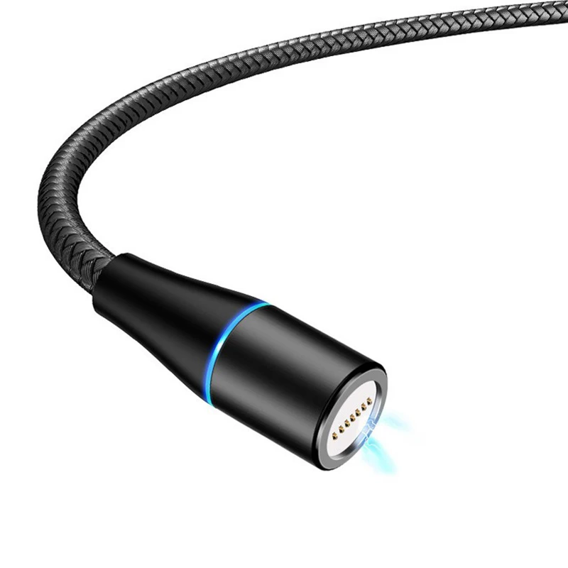 Магнитный USB-кабель 3 А Type-C Micro USB для быстрой зарядки apple huawei honor xiaomi redmi