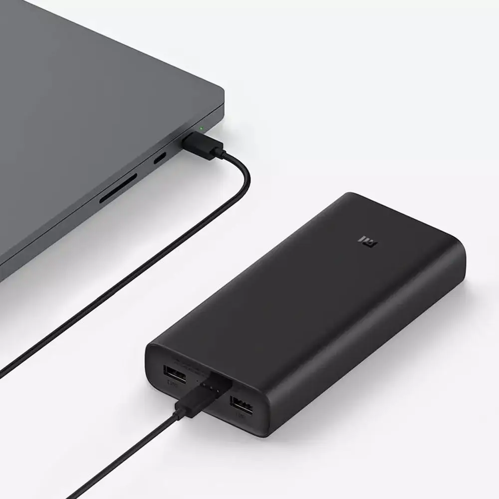 XIAOMI MI power bank 3 20000mAh Flsh Fast charging 50W MAX output for laptop phone USB-C/A UV-shell case |