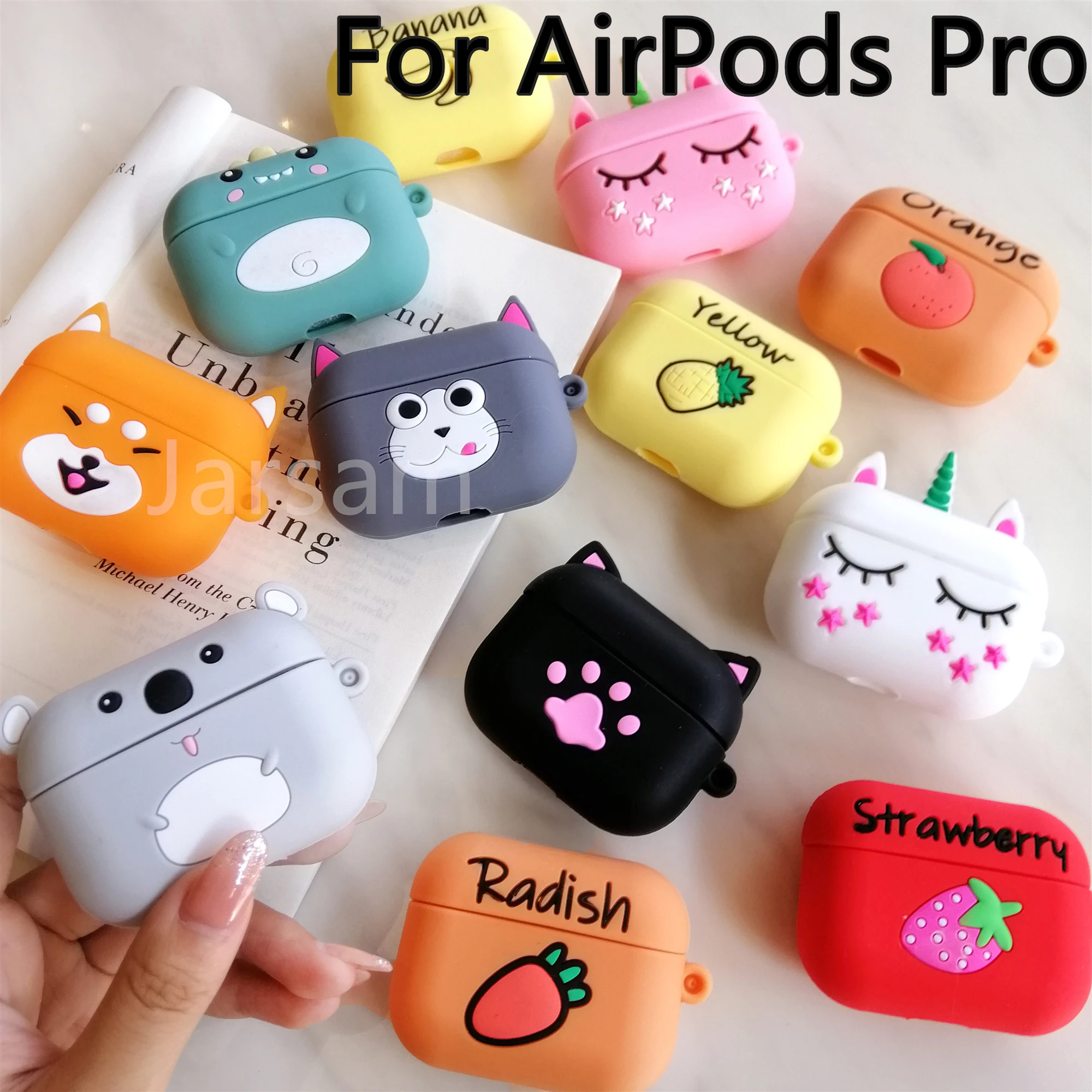 Мультяшный чехол для Airpods Pro Беспроводной airpods 3 Чехол Для Air Pods pro силиконовый