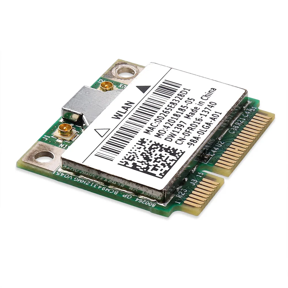 DW1397 BCM94312HMG Wi-Fi   Dell FR016 KW770 BRCM1030 54 /  Mini PCI E    Dell 1440 1750