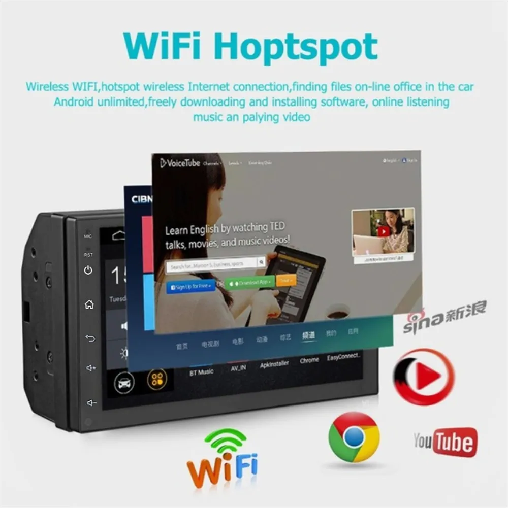2+ 32G 2Din Android 9,1 Автомагнитола стерео " 1024*600 автомобильный MP5 плеер Bluetooth wifi gps-навигация Авторадио MirrorLink OBD2