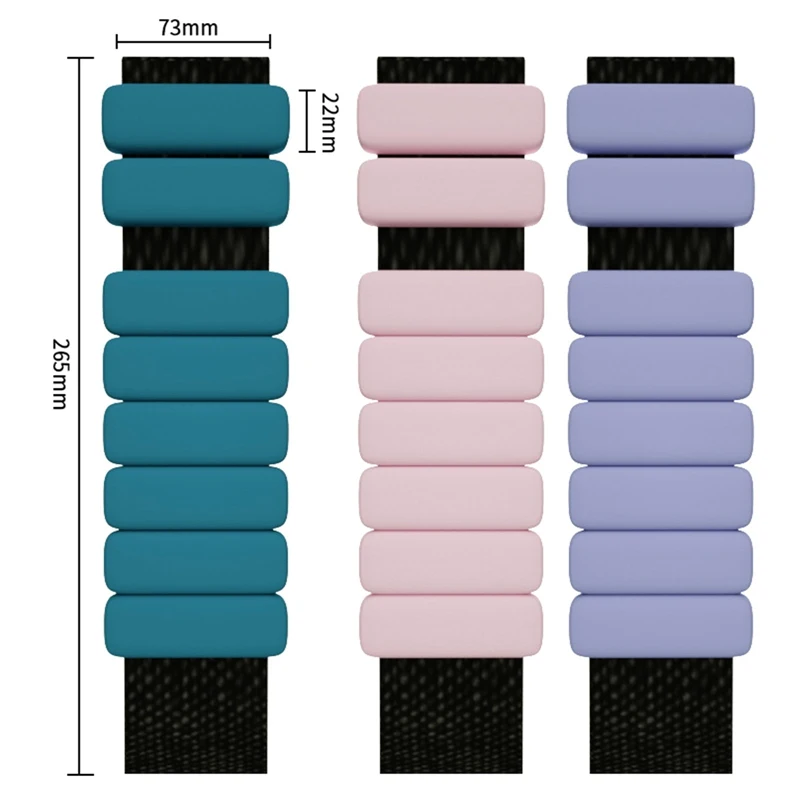

1pcs Yoga Exercise Sport Training Fitness Exercise Weight Bearing Bracelet Silicone Weight Bearing Wrist Band Sport Equipment