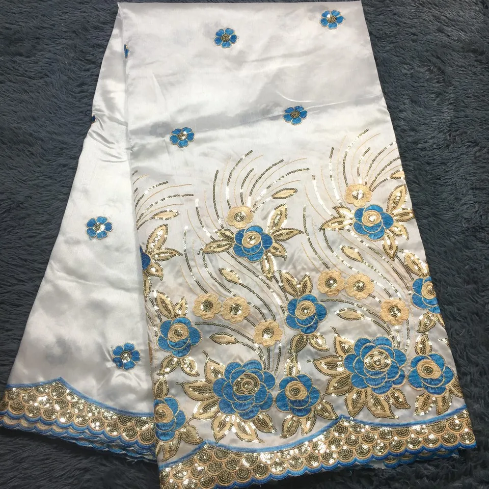 Уникальная африканская Джордж кружевная ткань с рубашками и блестками индийские