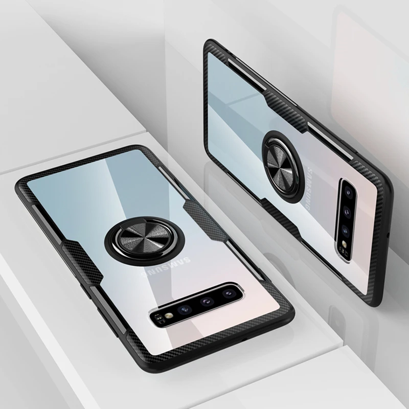 S10 чехол для samsung Galaxy S10 S9Plus Note9 автомобильный магнитный держатель-кольцо для пальца подставка задняя крышка для samsung S10 Plus чехол S10Lite