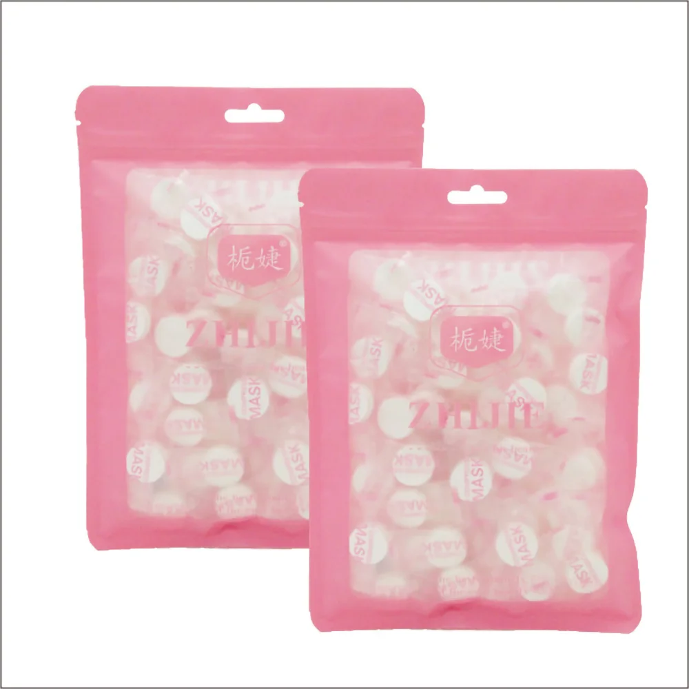 Одноразовая сжатая маска для лица таблетки конфетного типа искусственная с