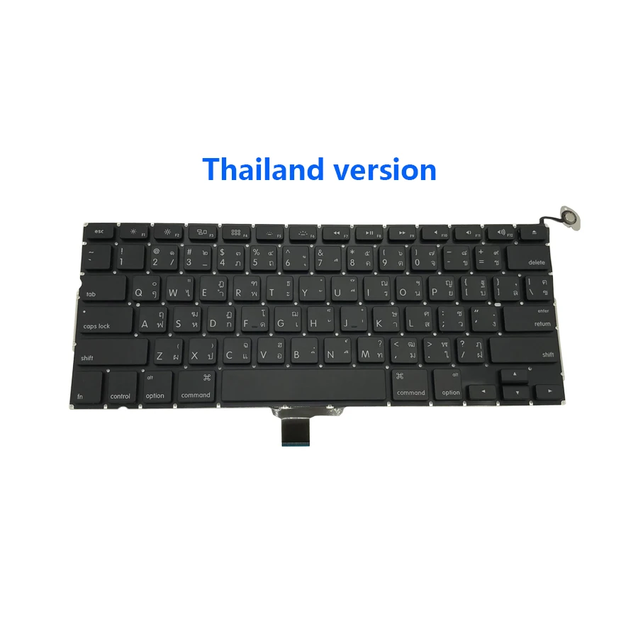 Новая Корейская сменная клавиатура из таиланда для Macbook Pro 13 дюймов A1278 2009