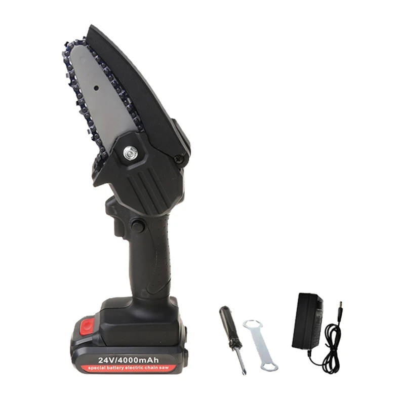 

24V Portable Rechargeable Electric Pruning Saw Mini One-handed Lithium Battery Woodworking Electric Saw For Garden