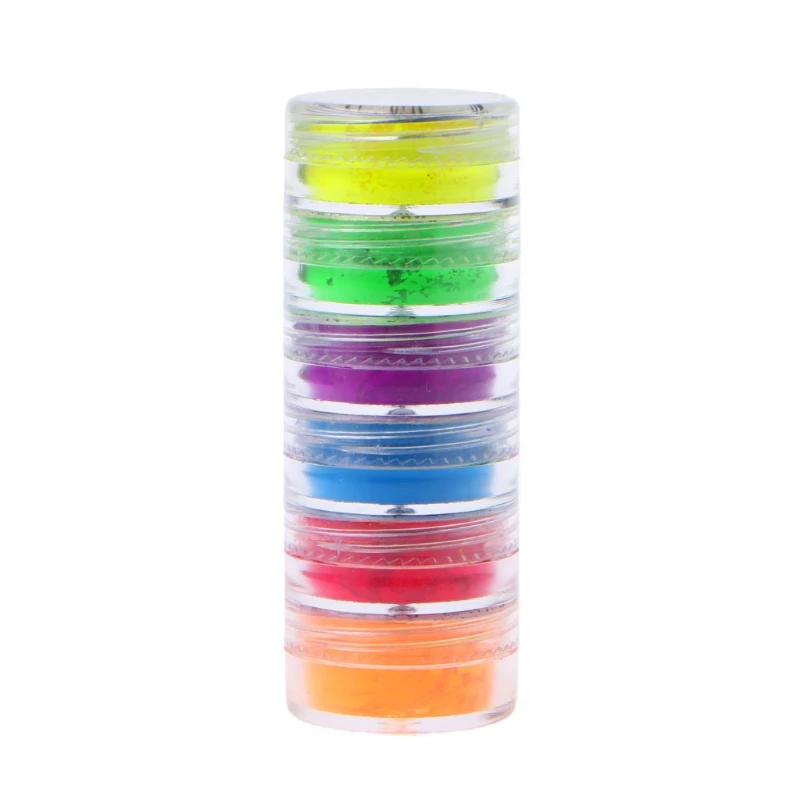 

6 Colors Magic Resin Pigment Glitter Bright Powder Colorant Epoxy Mold Filling