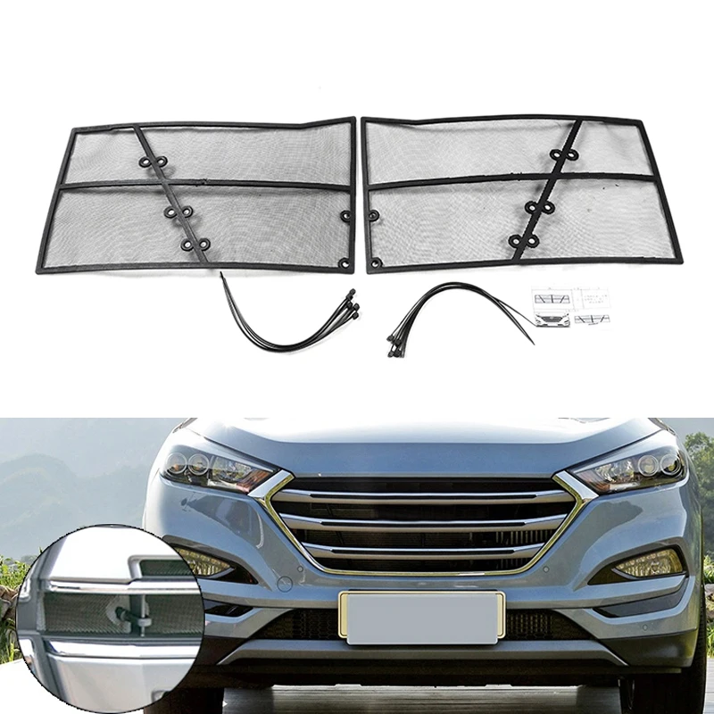 

Car Front Grilleinsert Net Insect Sning Mesh Accessories for Hyundai Tucson 2015