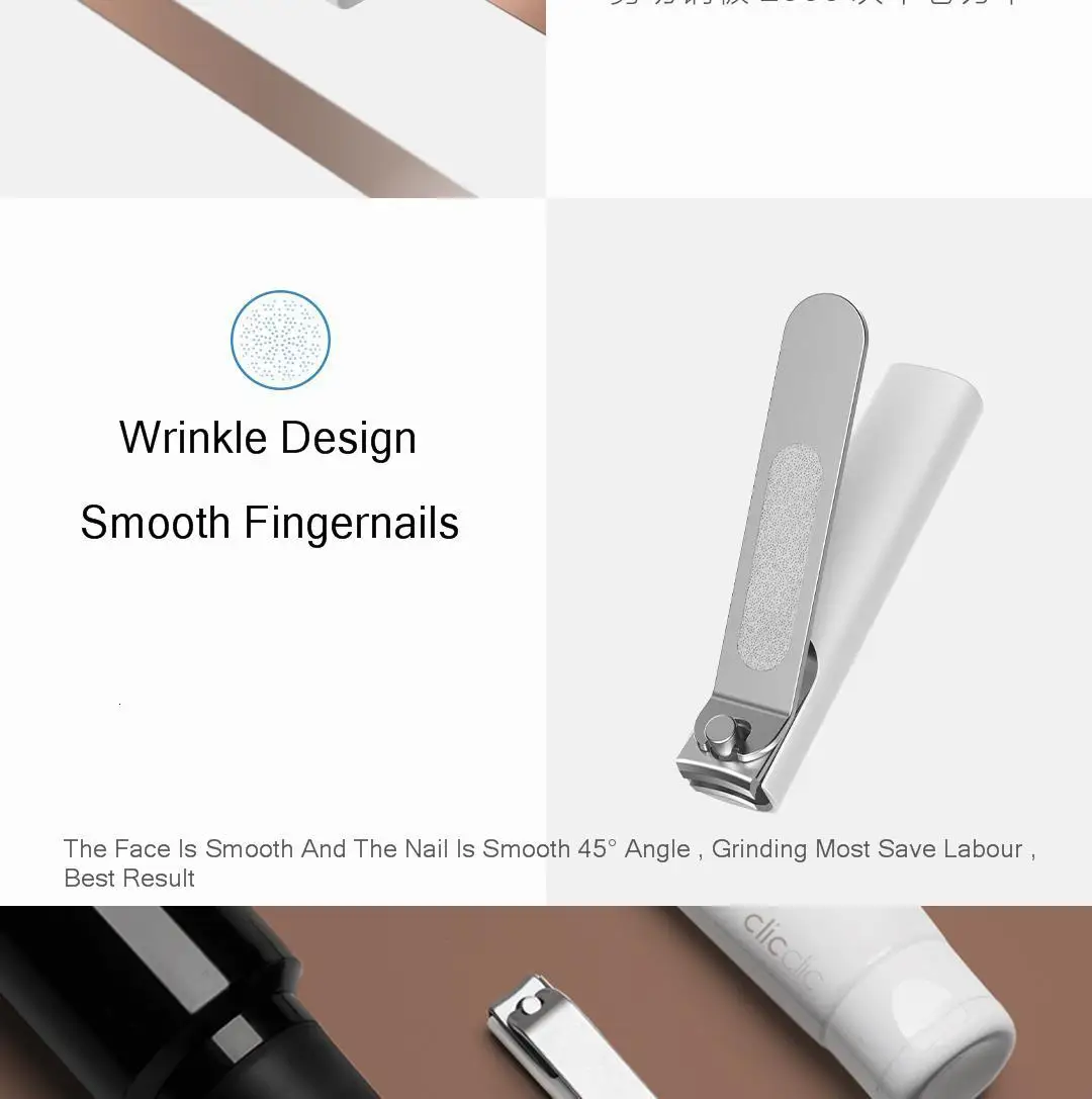Xiaomi Mijia plash Proof машинка для стрижки ногтей Xio Mijia Defense Spatter Nail knife 420 нержавеющая сталь для красоты ногтей