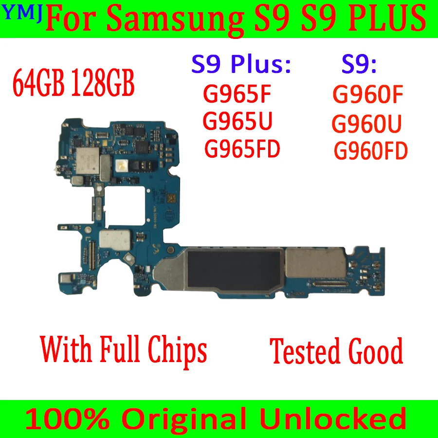 Оригинальная разблокированная материнская плата IMEI 64 Гб/256 ГБ для Samsung Galaxy S9 Plus G960F G960FD G960U G965F G965U G965FD, логическая плата Оригинальная разблокированная материнская плата IMEI 64 Гб/256 ГБ для Samsung Galaxy S9 Plus G960F G960FD G960U G965F G965U G965FD, логическая плата
