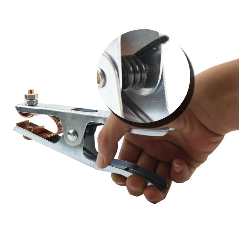 1 шт. 300 ампер сварочный зажим электрод держатель заземления кабельный для