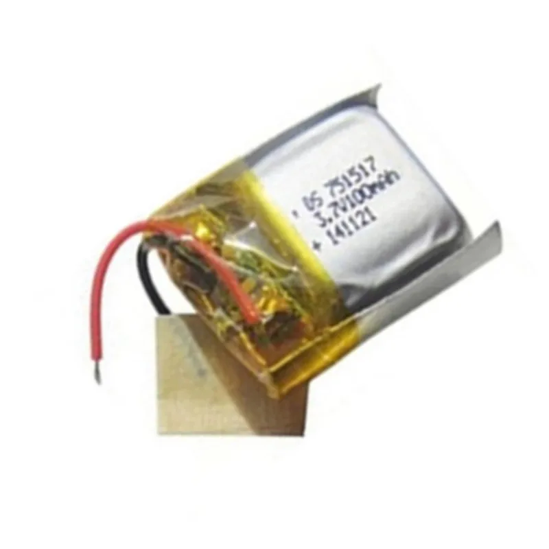 Bater&iacute;a lipo de 3,7 v, 100mAh para Syma Cx10, CX-10, CX-12, JJ810, 820, 828, V646, bater&iacute;a de 3,7 V, 751517, 10 Uds.-1