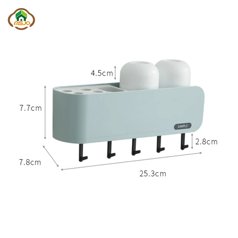 Настенные держатели для зубных щеток MSJO подставка аксессуары ванной комнаты