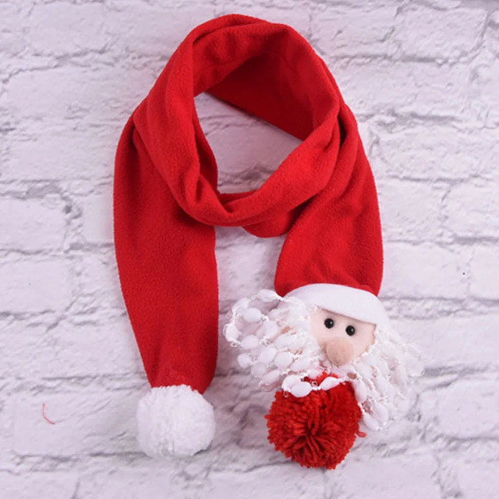Женский вязаный Флисовый Шарф пончо с Санта Клаусом| |