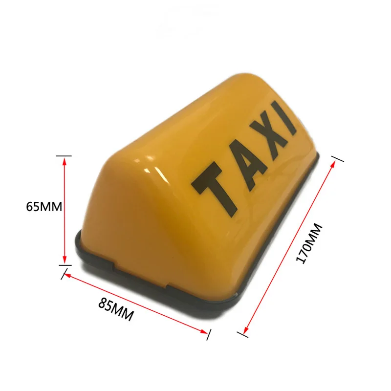 12V COB Light Universal Yellow Base Car Sign Lamp High Quality New Fashion Taxi Sign Cab Roof Top Topper Adhesive Car Sign Lamp