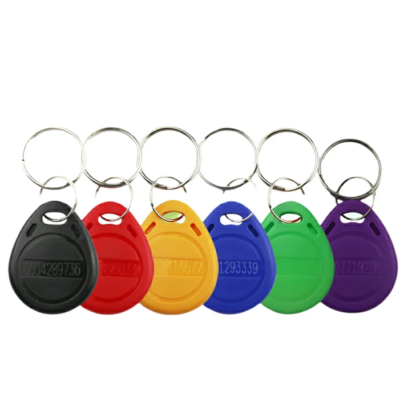 1000PC 125Khz RFID EM CARD TK4100 Chip Key Tags Keyfobs EM4100 |