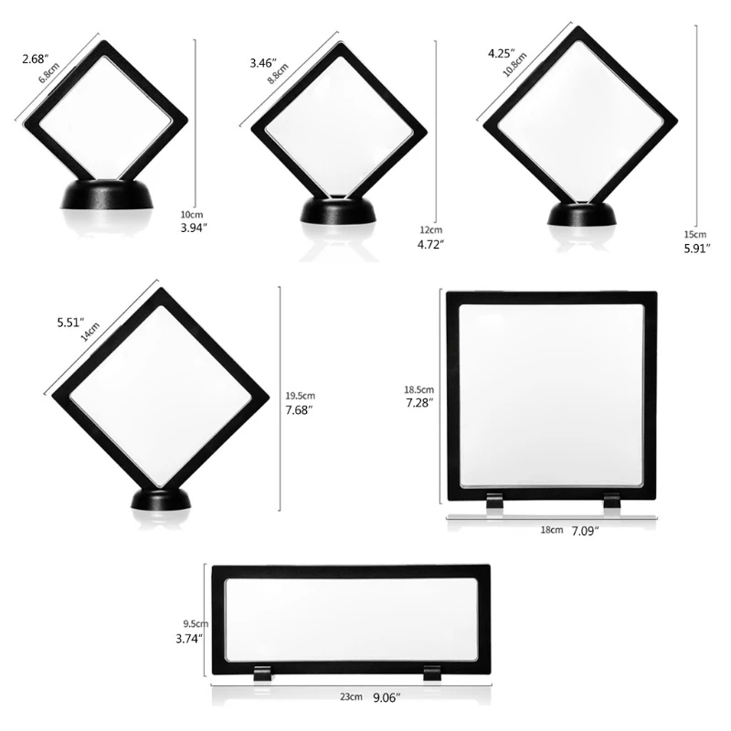 

E56A Badge Storage Specimen Display Box Pe Film Jewelry Bar Chi Medal Medal Packaging Box Dustproof Display Frame