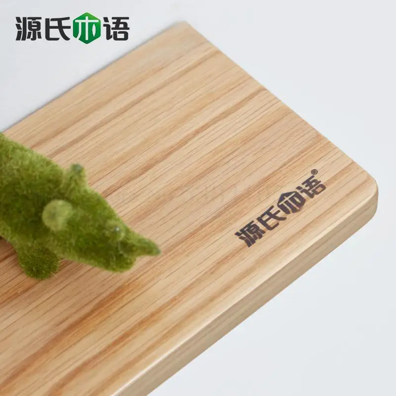 Полностью деревянная настенная полка скандинавский стенд из белого дуба